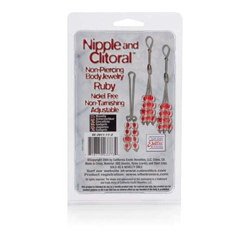 Nipple and Clitorial Body Jewelry - Ruby SE2611112