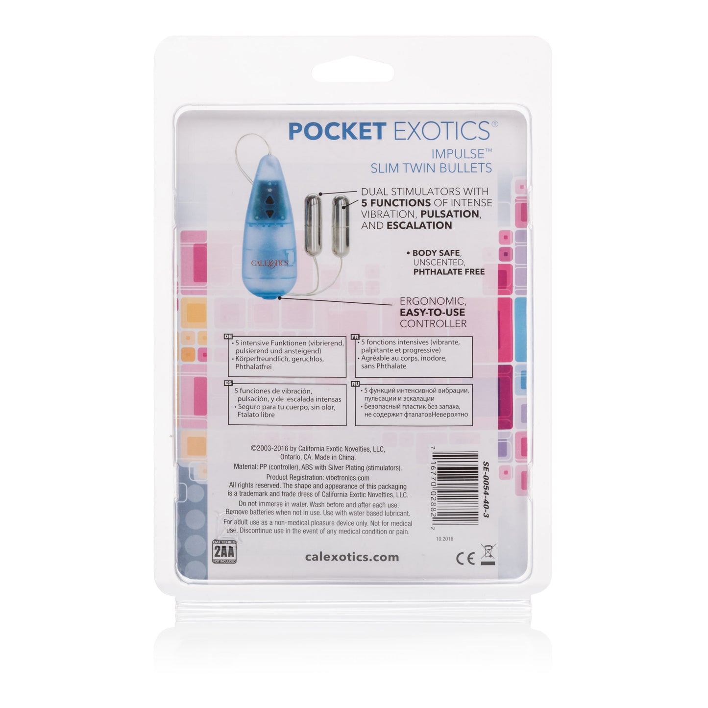 Pocket Exotics Impulse Slim Twin Bullets SE0054403