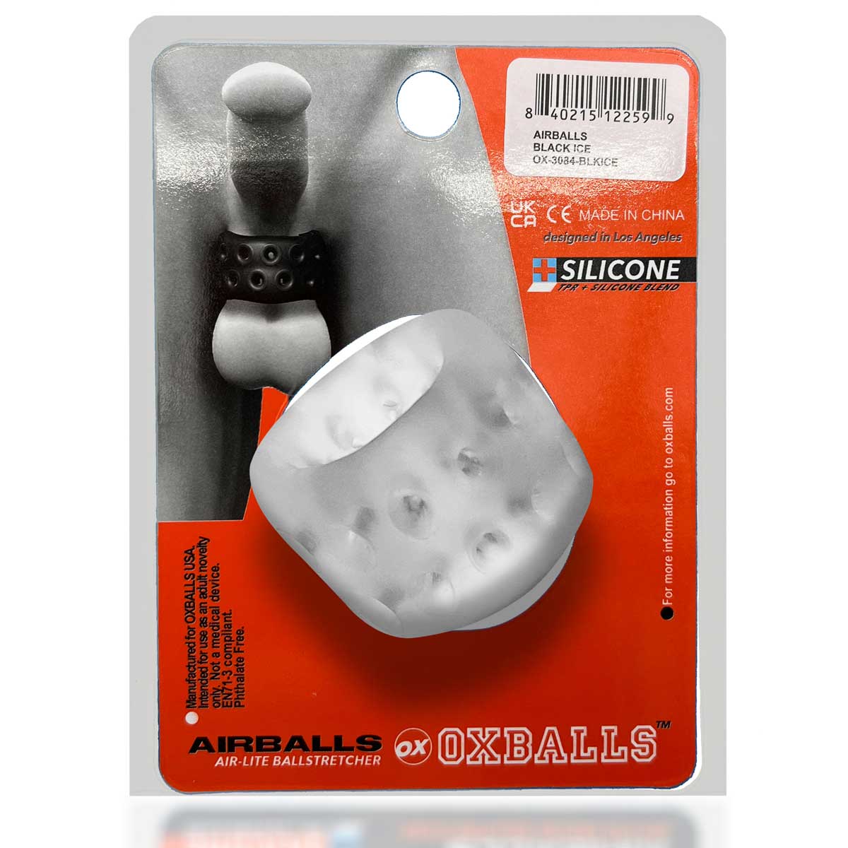 Airballs Air-Lite Vented Ball Stretcher - Clear  Ice OX-3084-CLRICE