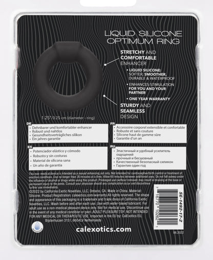 Alpha Liquid Silicone Optimum Ring - Black SE1492172