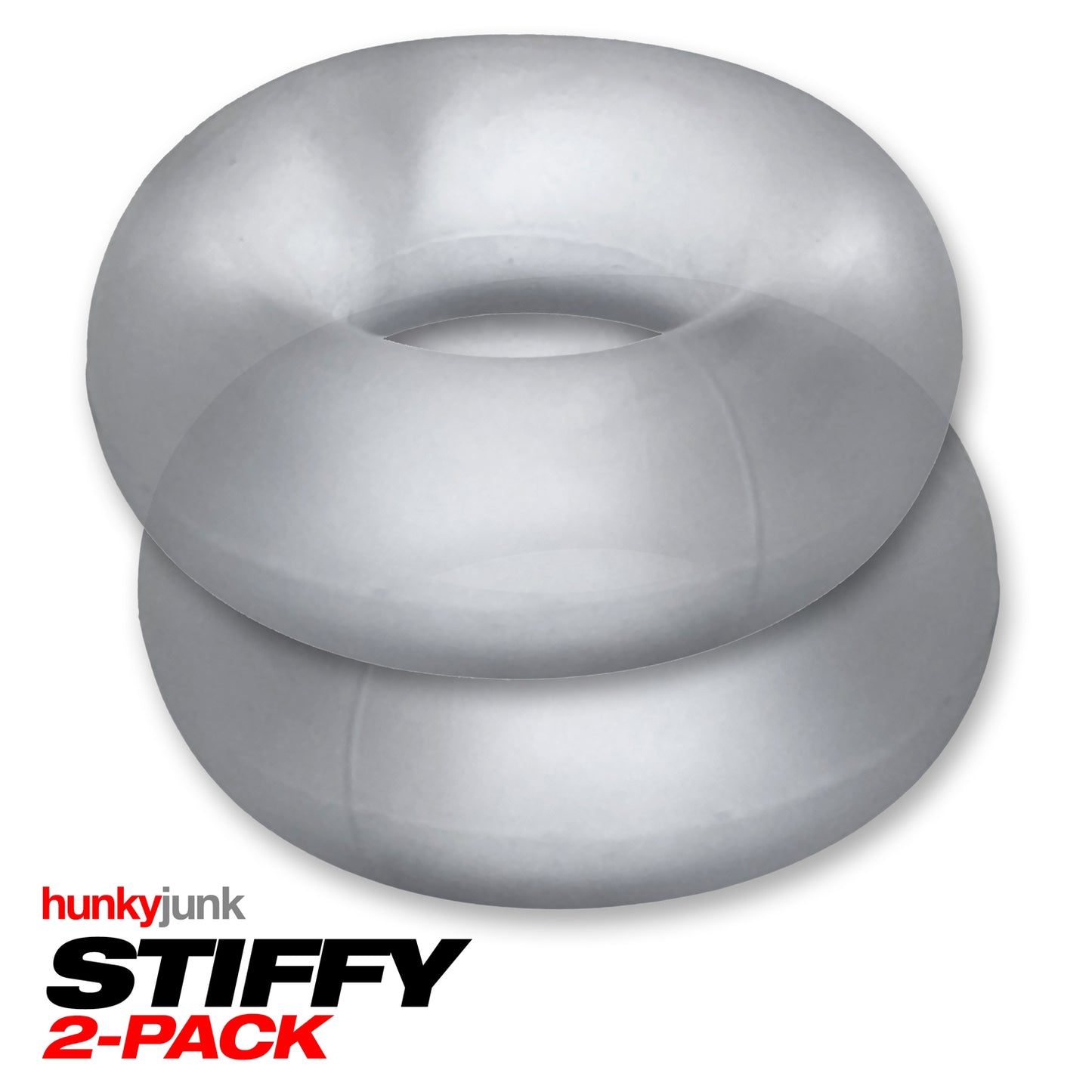 Stiffy 2-Pack Bulge-Rings - Clear Ice OX-HUJ126-CLIC