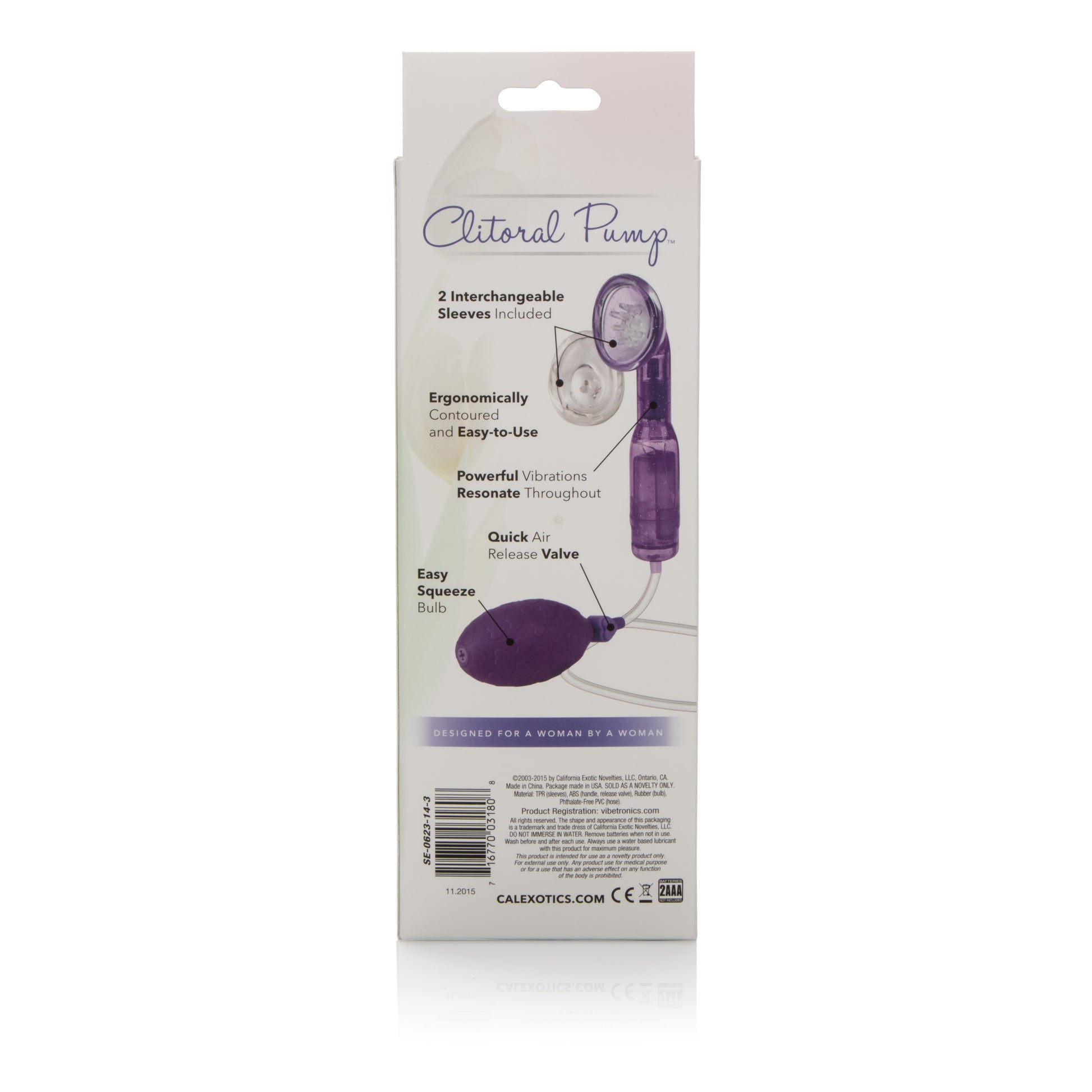 Intimate Pump - the Original Clitoral Pump -  Purple SE0623143