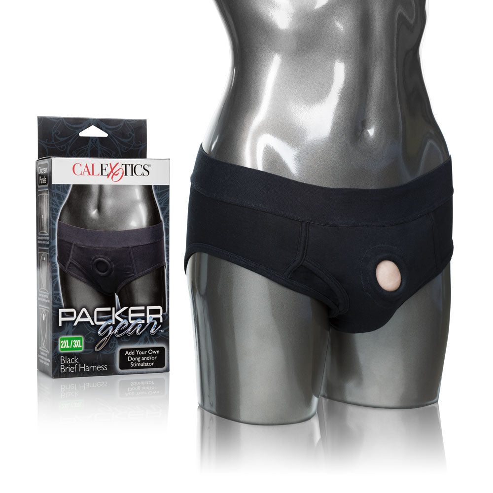 Packer Gear Black Brief Harness 2xl/3xl SE1575253