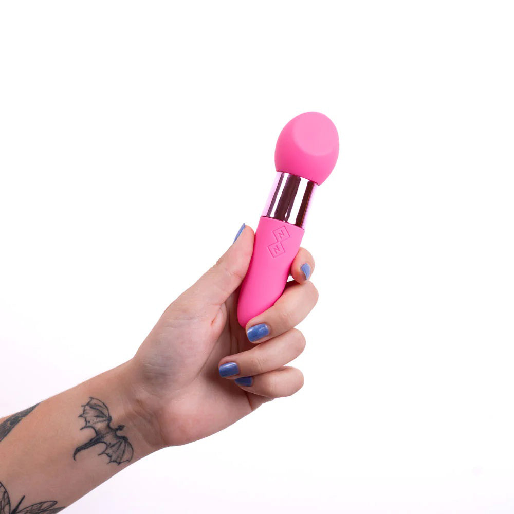 Rina Rechargeable Dual Motor Silicone 15- Function Vibrator - Pink MTMA23-03-P6