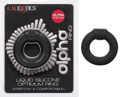 Alpha Liquid Silicone Optimum Ring - Black SE1492172