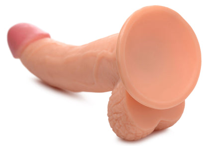 Pop Pecker 7.5 Inch Dildo With Balls - Light POPP-AG767-LGH