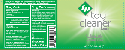 ID Toy Cleaner Foam 8.1 Oz