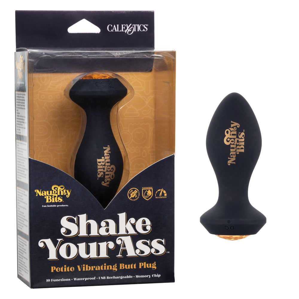 Naughty Bits Shake Your Ass Petite Vibrating Butt Plug SE4410463