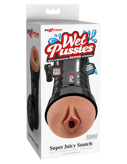 Wet Pussies - Super Juicy Snatch Self-Lubricating  Stroker - Brown PDRD44129