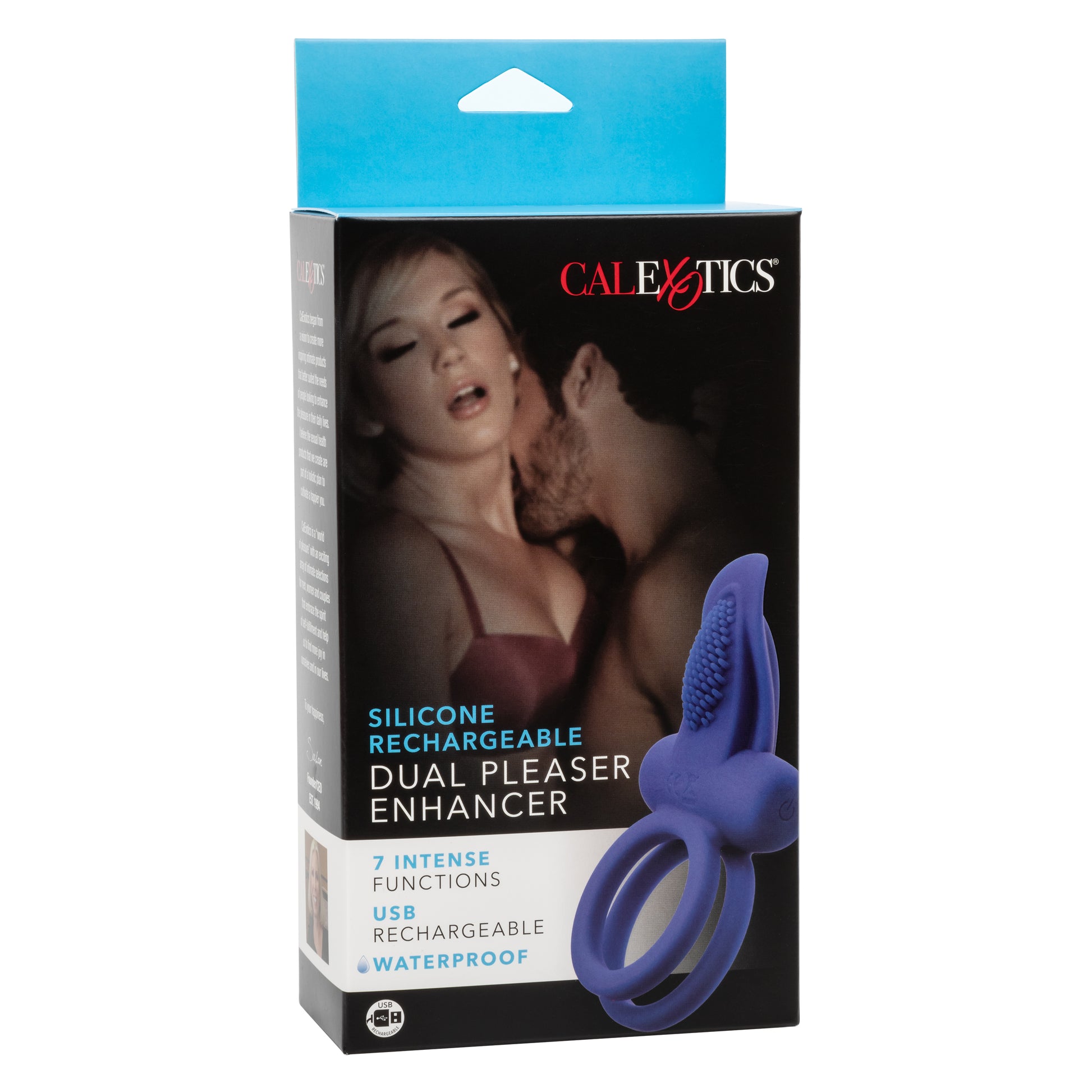 Silicone Rechargeable Dual Pleaser Enhancer SE1843153