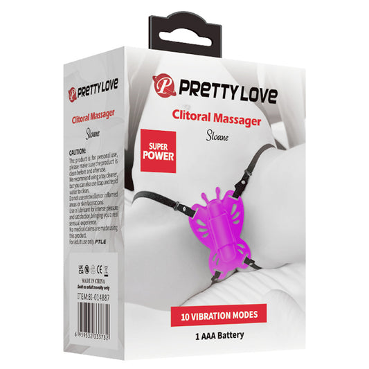 Pretty Love Sloane Battery Powered Clit Stim -  Fuchsia BI-014887