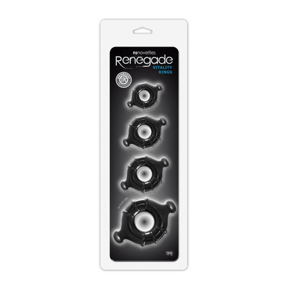 Renegade Vitality Rings - Black NSN1116-63