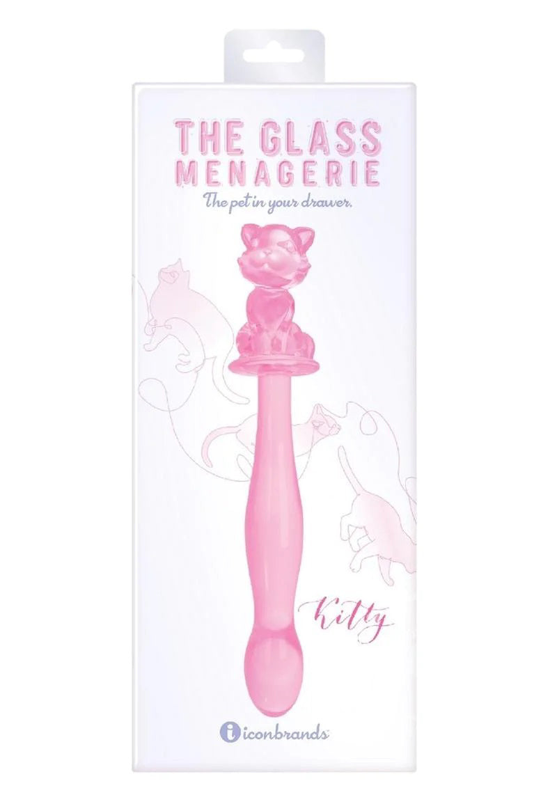 Glass Menagerie - Kitty Dildo - Pink IC1100