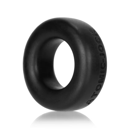 Cock T Comfort Cockring by Atomic Jock Silicone Smoosh - Black OX-AJ1003-BLK