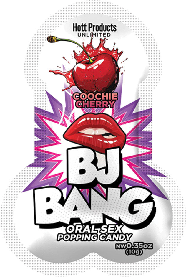 "Bj Bang - 1pc Oral Sex Popping Candy - Cherry 10gm HTP3597"