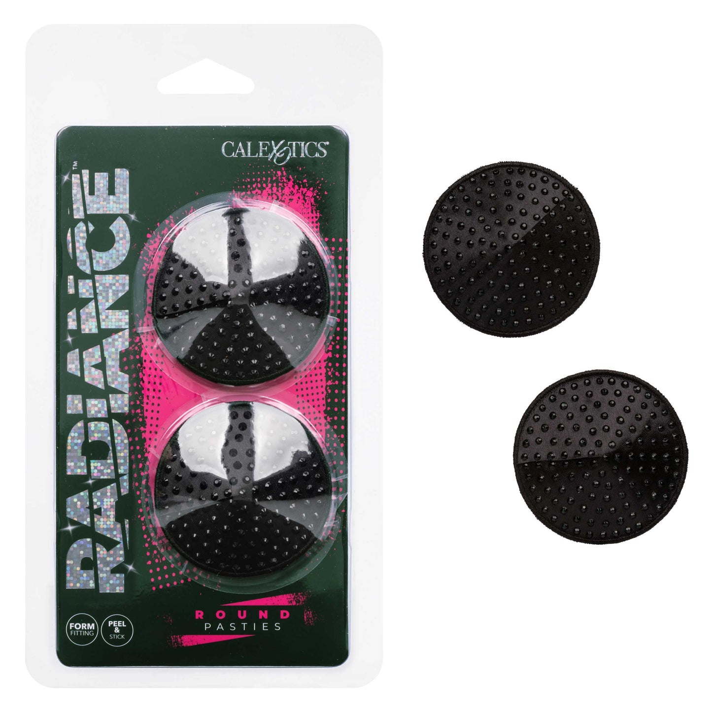 Radiance Round Pasties - Black SE3000062