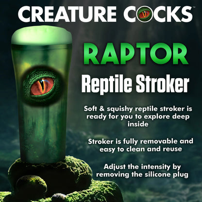 Raptor Reptile Stroker - Green CC-AH241-GRN