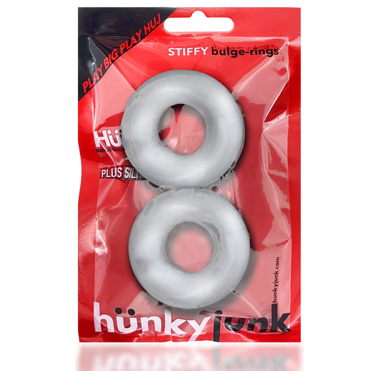 Stiffy 2-Pack Bulge-Rings - Clear Ice OX-HUJ126-CLIC