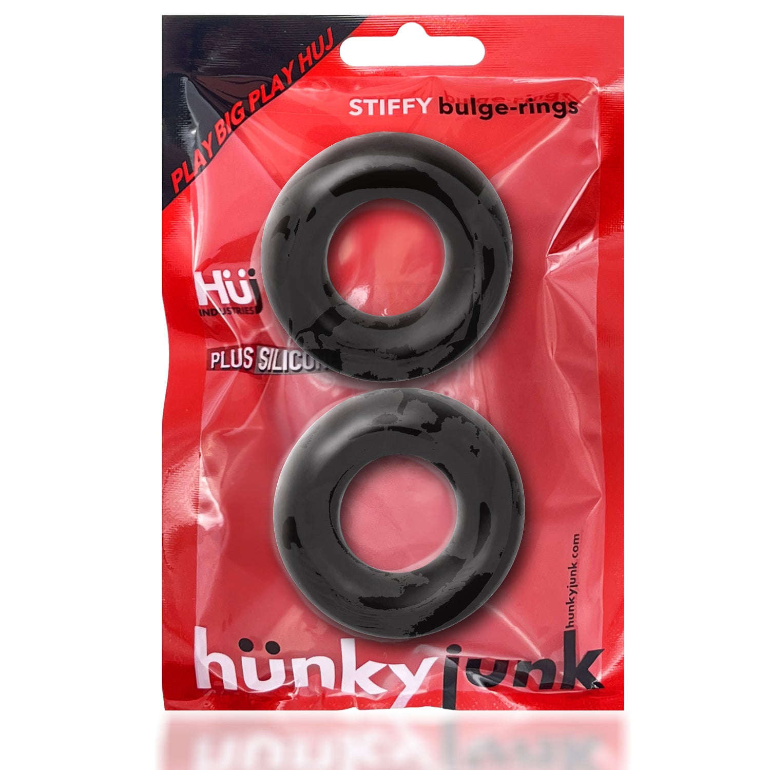 Stiffy  2 -Pack Bulge-Rings - Tar Ice OX-HUJ126-TRIC