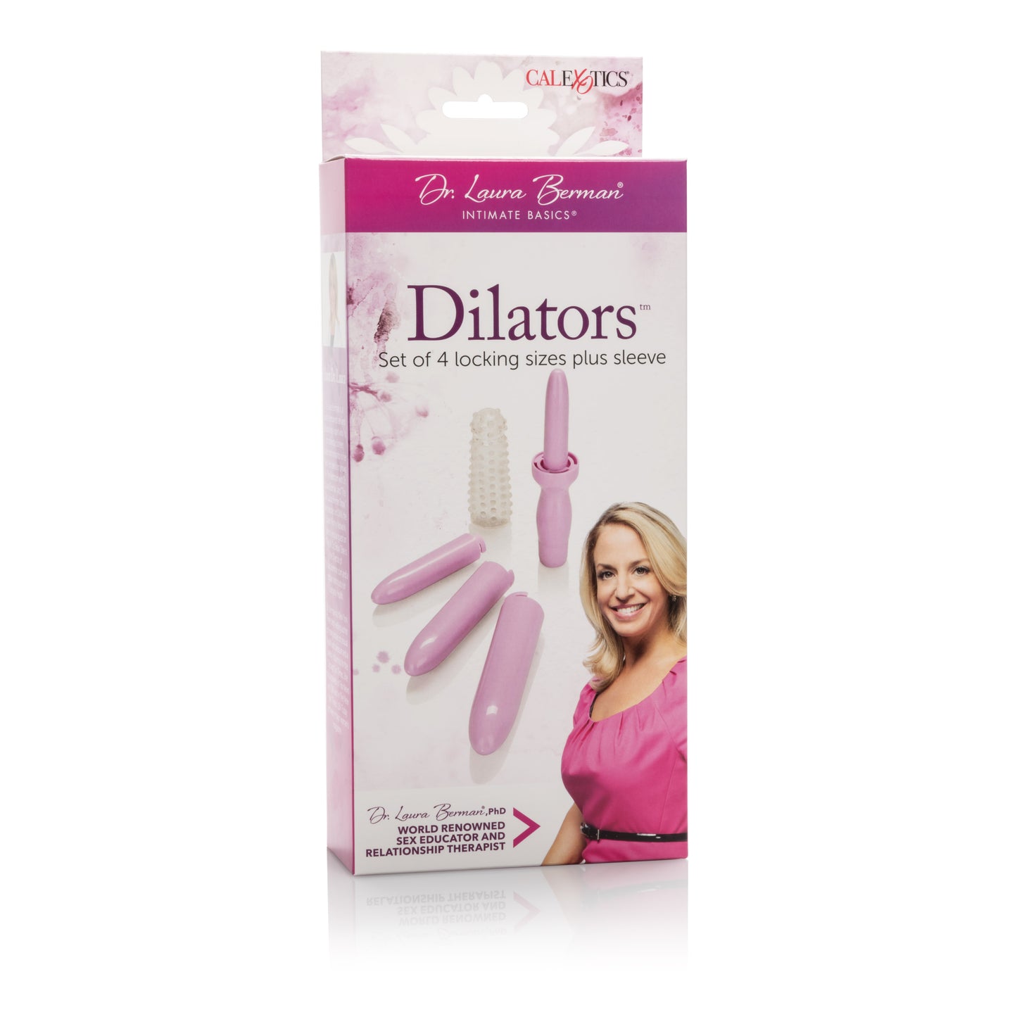 Dr. Laura Bernam Dilators - Set of 4 Locking Sizes Plus Sleeve - Purple SE9711143