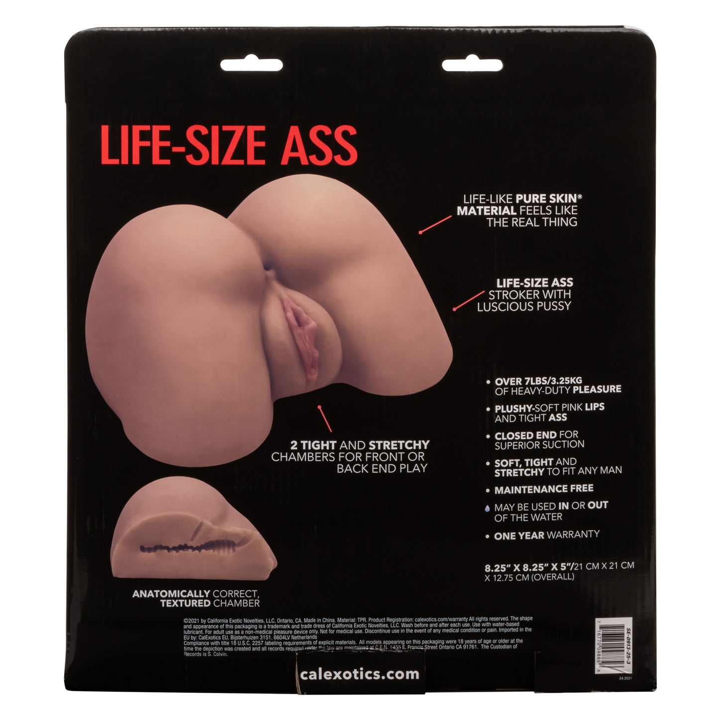 Stroke It Life-Size Ass - Brown SE0913253