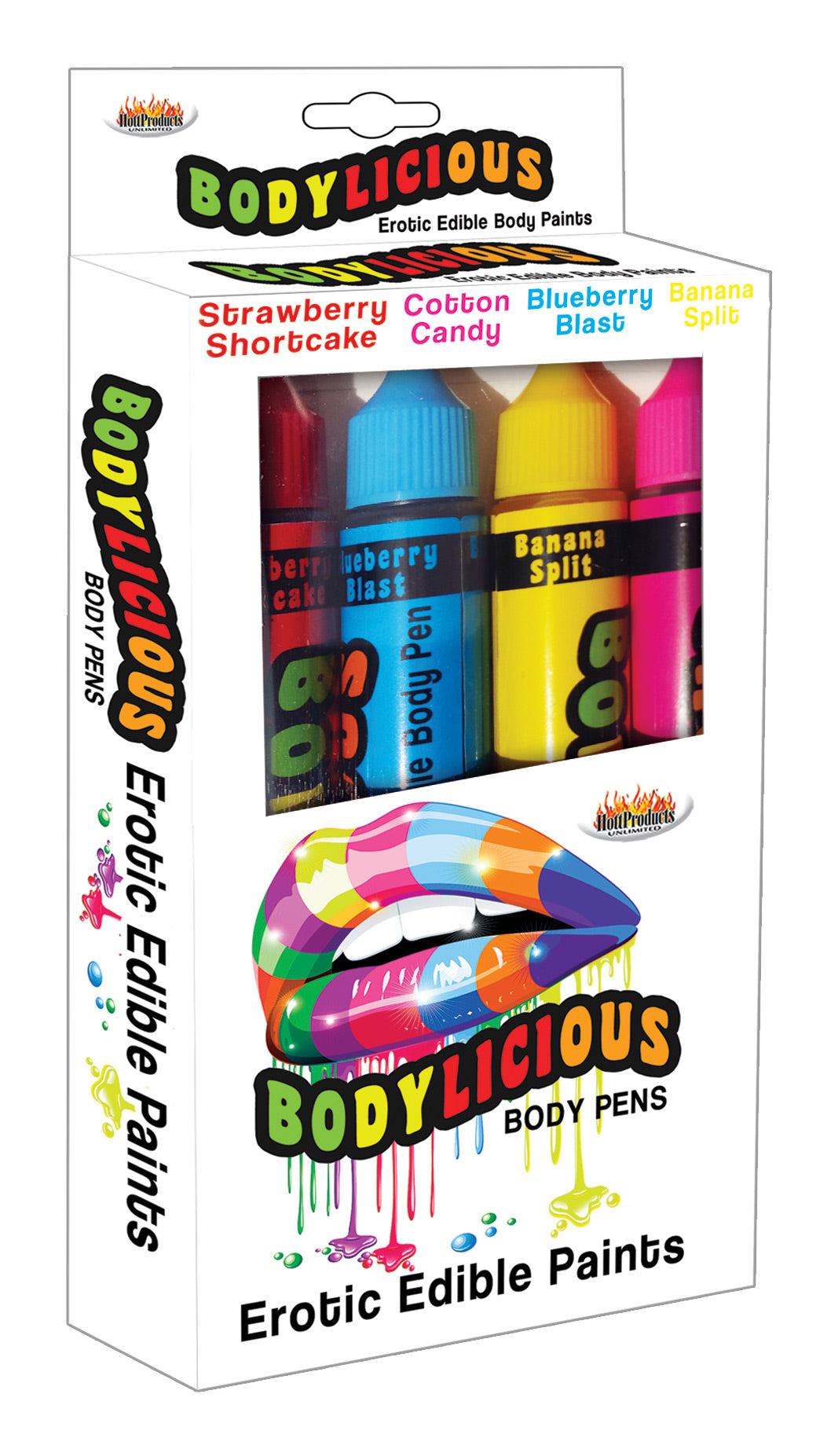 Bodylicious Edible Body Pens - 4pk. - Assorted  Flavors HTP3043