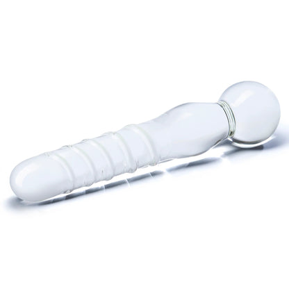 Joystick Clear Glass Dildo GLAS-82