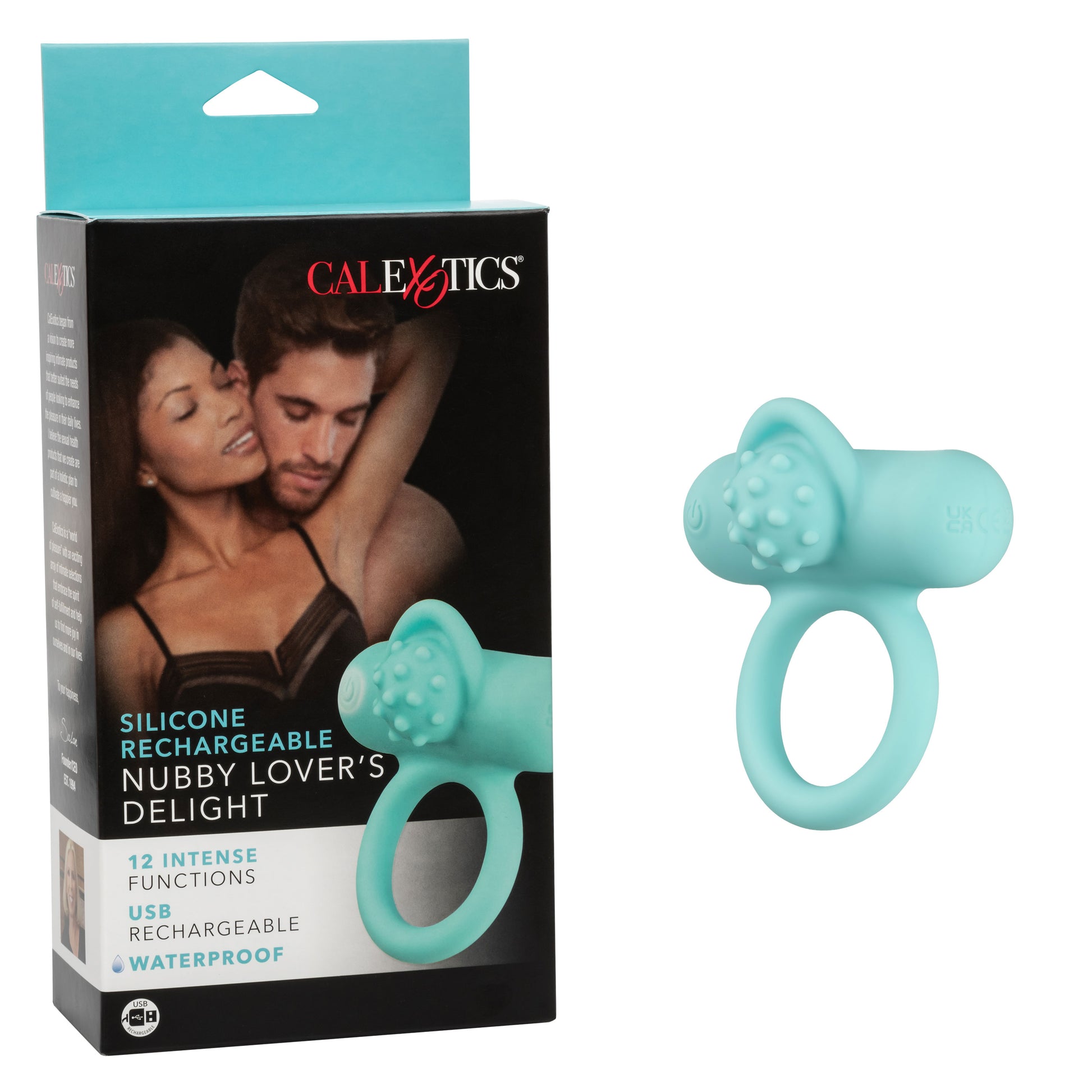 Silicone Rechargeable Nubby Lover's Delight - Blue SE1841223