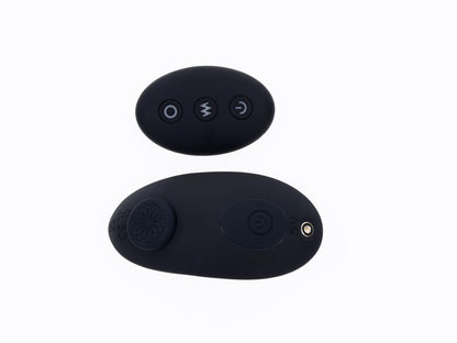 Hidden Pocket Strap on With Remote Control  Vibrator - Black SS31004