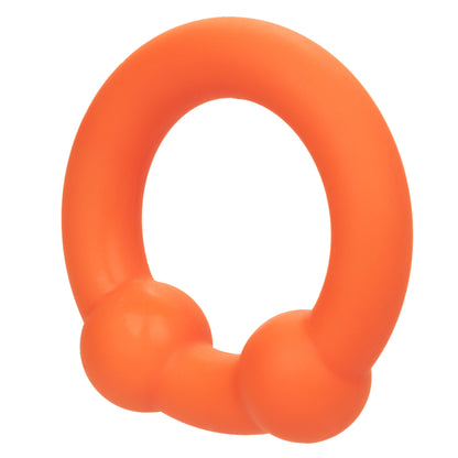 Alpha Liquid Silicone Dual Ball Ring - Orange Orange SE1492122