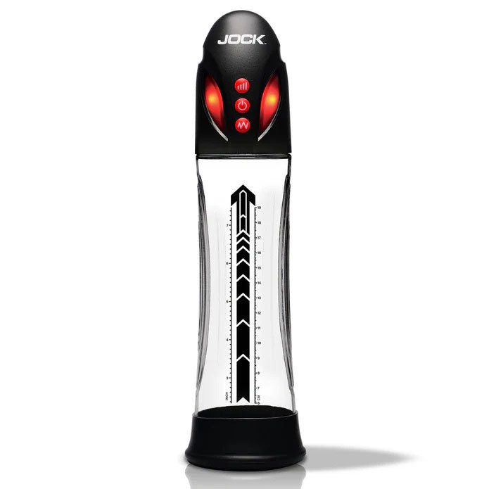 "Power Up Automatic Waterproof Penis Pump - Clear JOCK-CN1037"