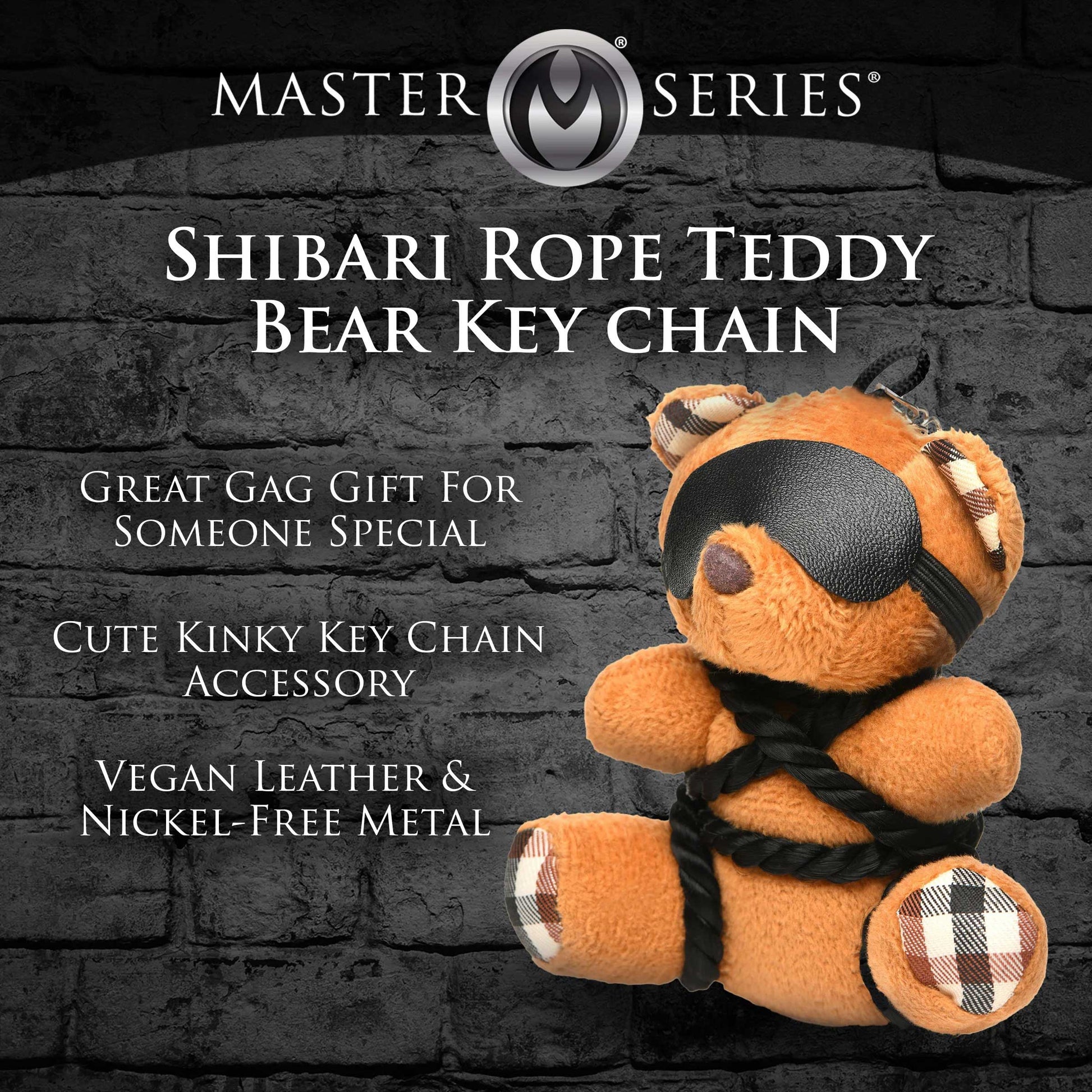 Rope Teddy Bear Keychain MS-AH121