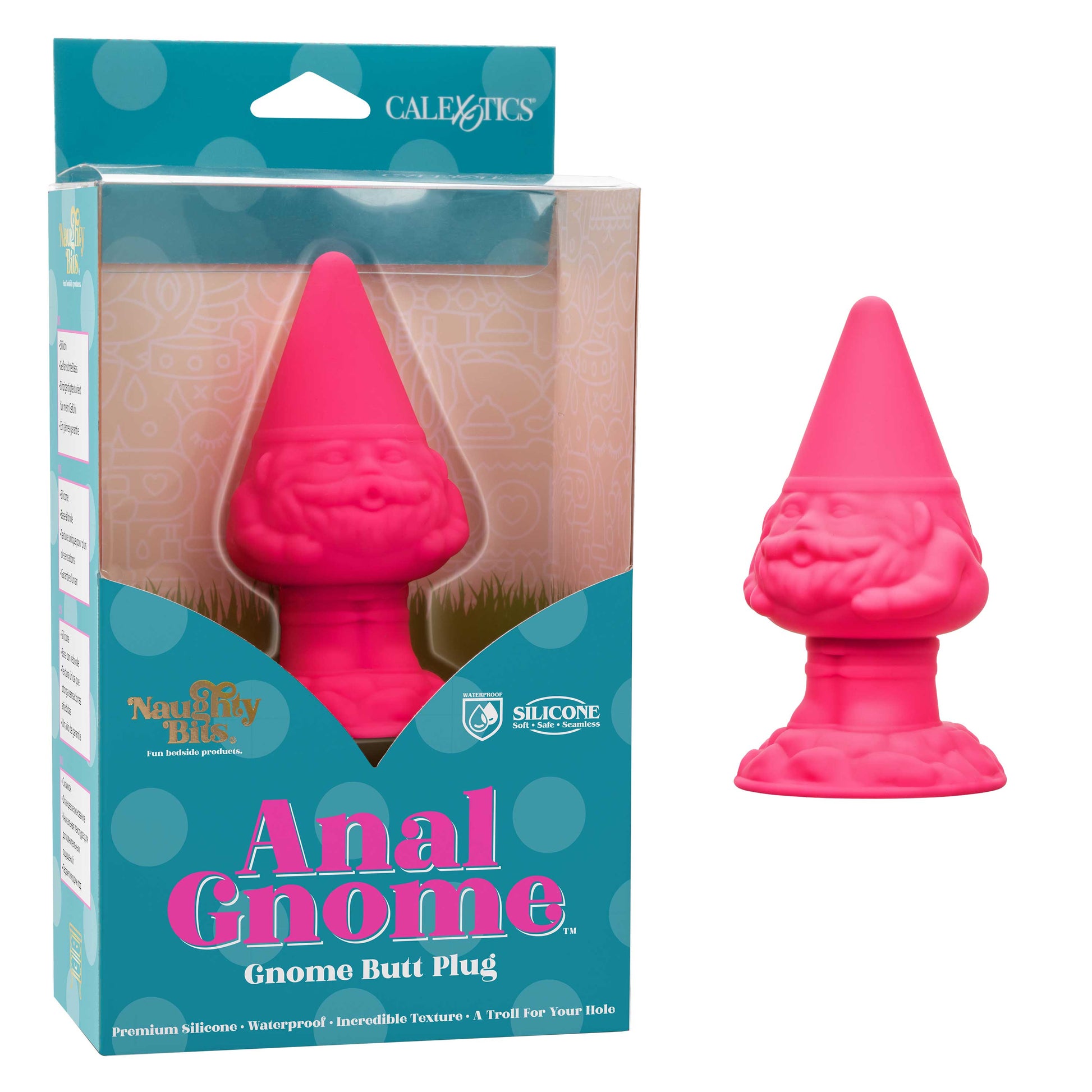 Naughty Bits Anal Gnome Gnome Butt Plug - Pink SE4410423