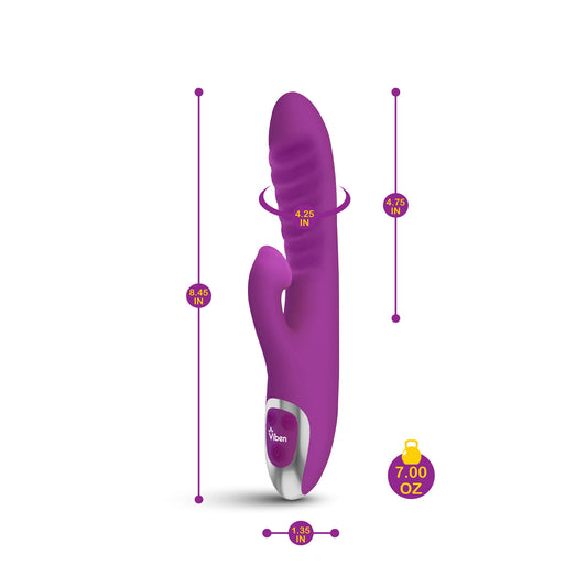 Frenzy Clitoral Suction Rabbit - Berry