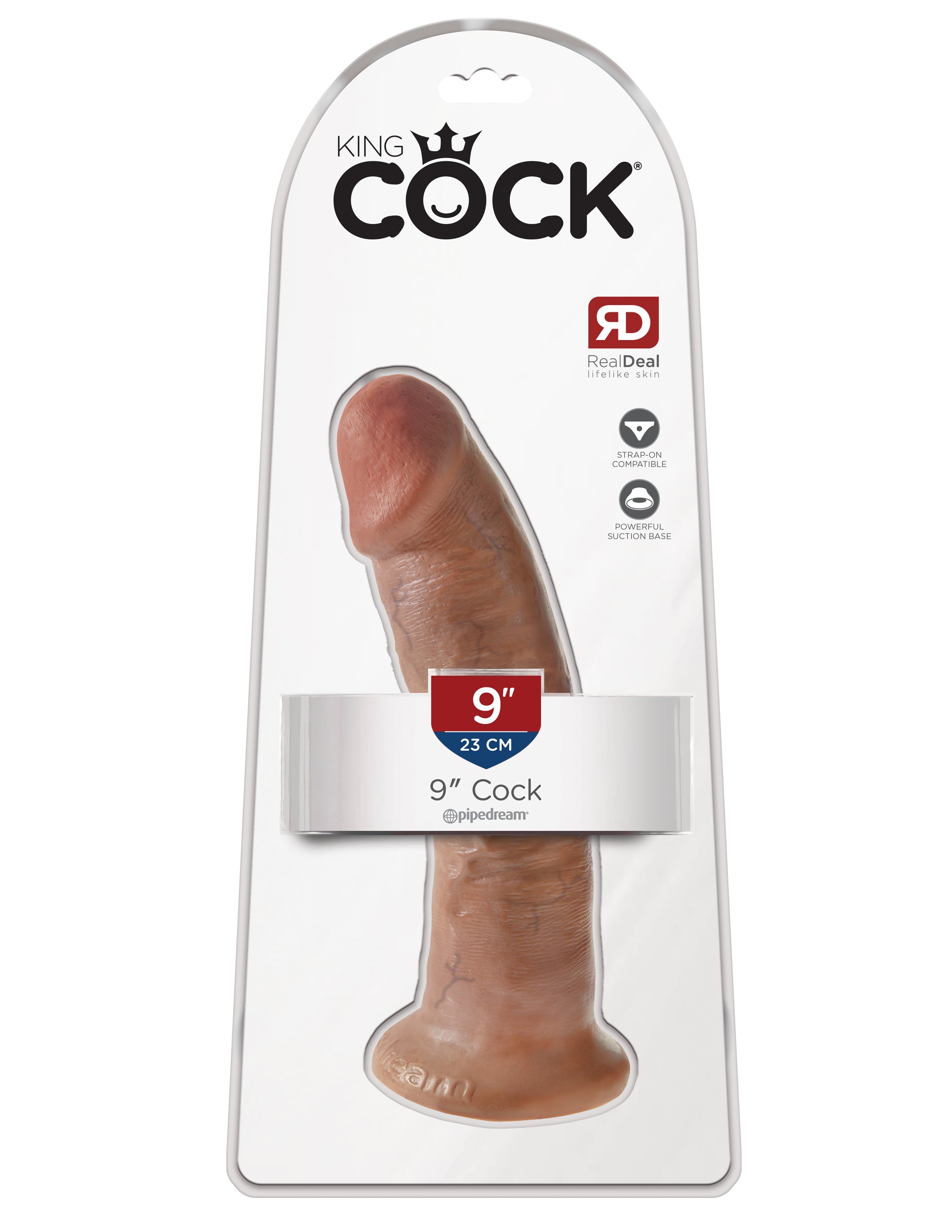 King Cock  9 Inch Cock - Tan PD5504-22