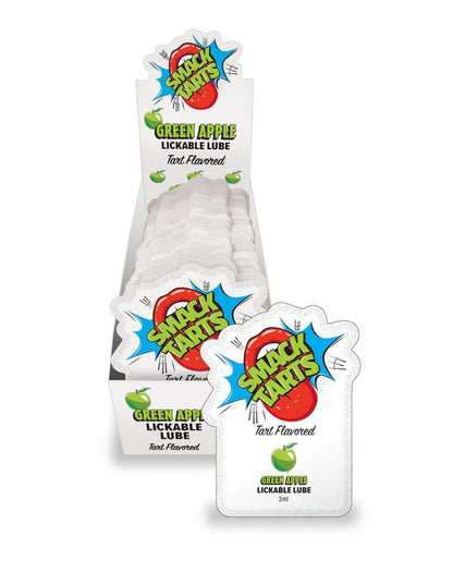 "Smack Tarts Lube 3ml Pouch Display 36pc - Sour Apple LG-BT452PD"