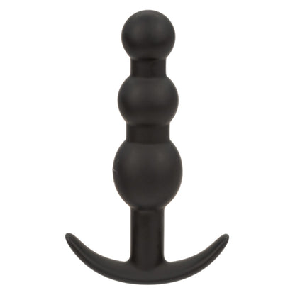"Boundless Vibrating X5 Beaded Plug - Black SE2700552"