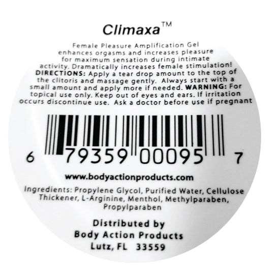 Climaxa Stimulating Gel - 50 Pieces Sample Display