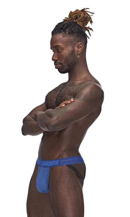 Sexagon Strappy Ring Jock - Large/x-Large - Royal MP-352269RYLX