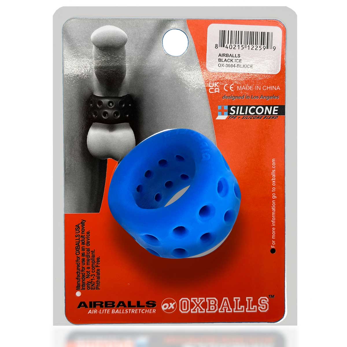 Airballs Air-Lite Vented Ball Stretcher - Pool Ice OX-3084-POLICE