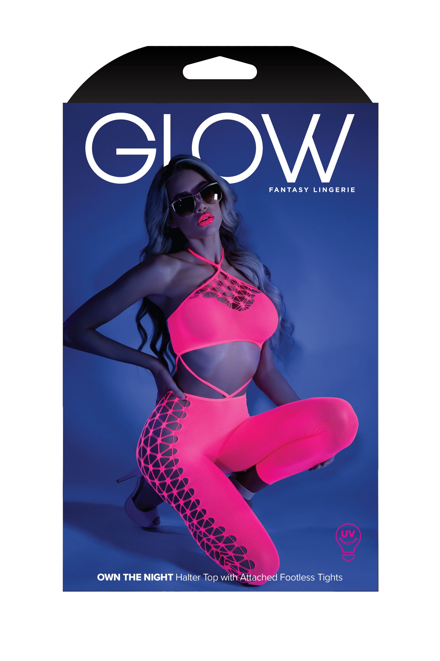 Own the Night Bodystocking - One Size - Neon Pink FL-GL2109-OS-B