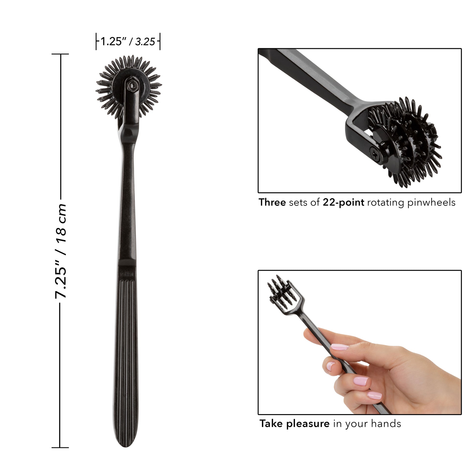 Boundless Trio Pleasure Wheel - Black SE2702043