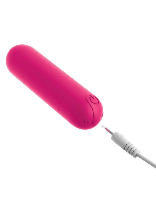 Omg! Bullets Play Rechargeable Vibrating Bullet - Fuschia PD1793-34