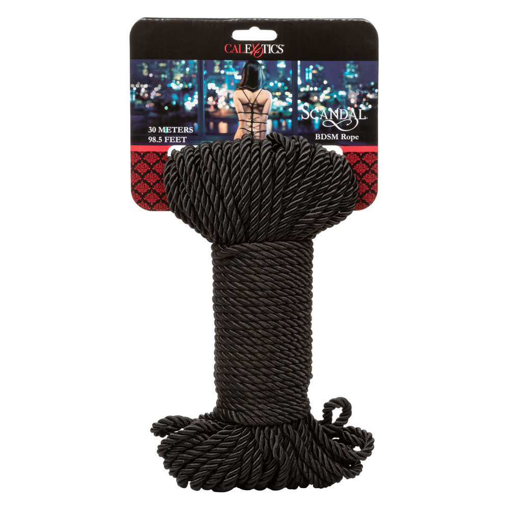 Scandal BDSM Rope 98.5 Ft/ 30m - Black SE2711982