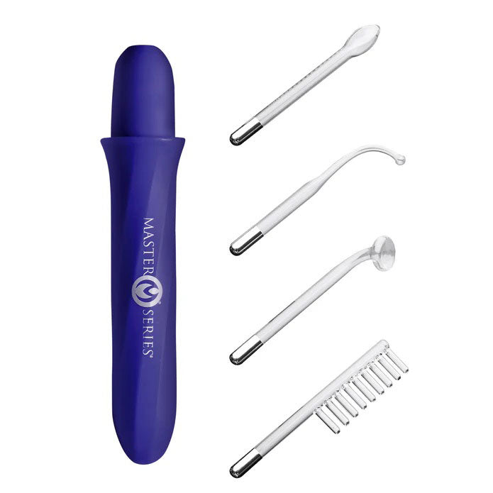 "Elektrawand Rechargeable Violet Wand With Attachments Purple MS-AH855-PURPLE"