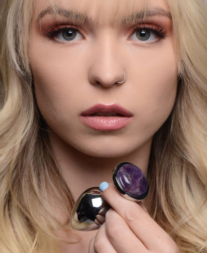 Amethyst Anal Plug - Small BTYS-AG733-SML