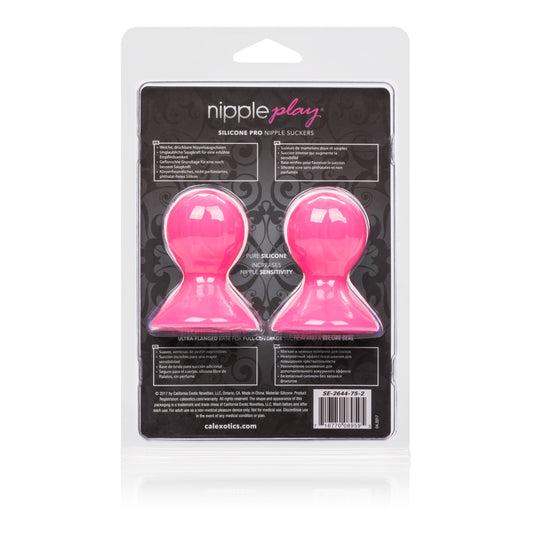 Nipple Play Silicone Pro Nipple Suckers - Pink SE2644752
