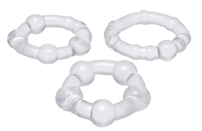 "Performance Penis Ring Set of 3 - Clear TV-AA597"