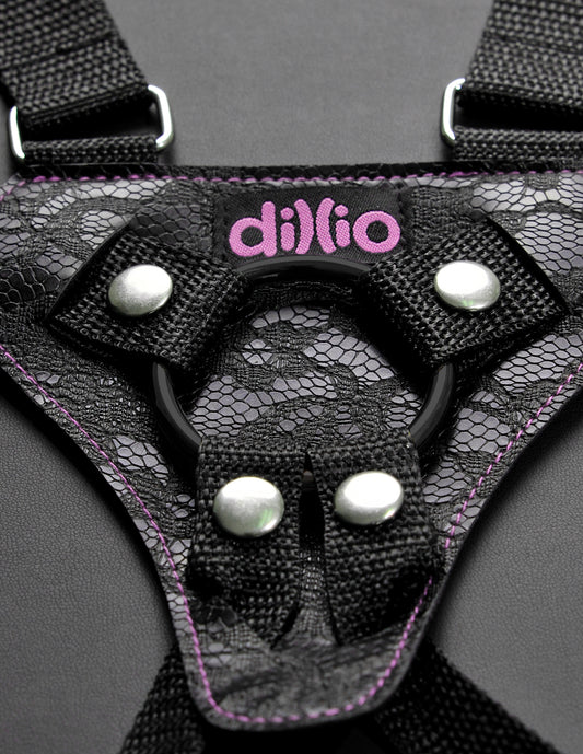 Dillio Pink - 6 Inch Strap-on Suspender Harness  Set PD5315-11