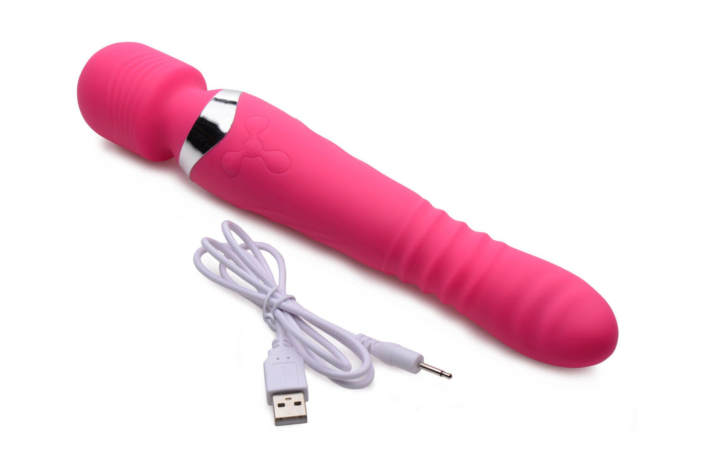 Ultra Thrusting and Vibrating Silicone Wand INM-AF472